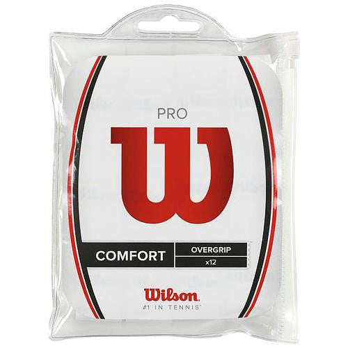 Wilson Pro Overgrip - 12 Pack - White