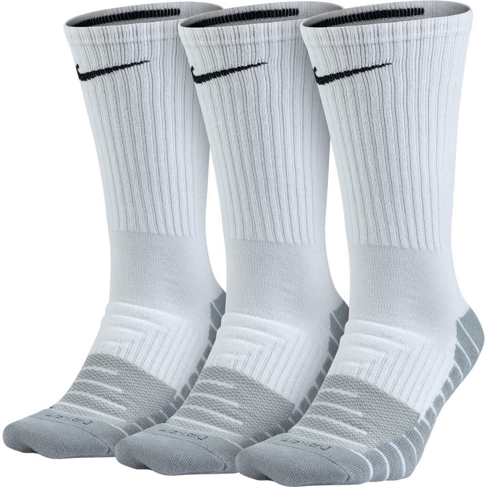 Nike Everyday Max Cushioned Crew Sock - 3 Pack - White – Merchant of Tennis