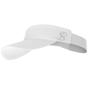 Sofibella Junior Elastic Visor - White