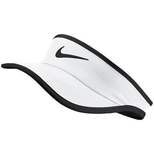 Nike Junior Featherlight Visor - White/Black
