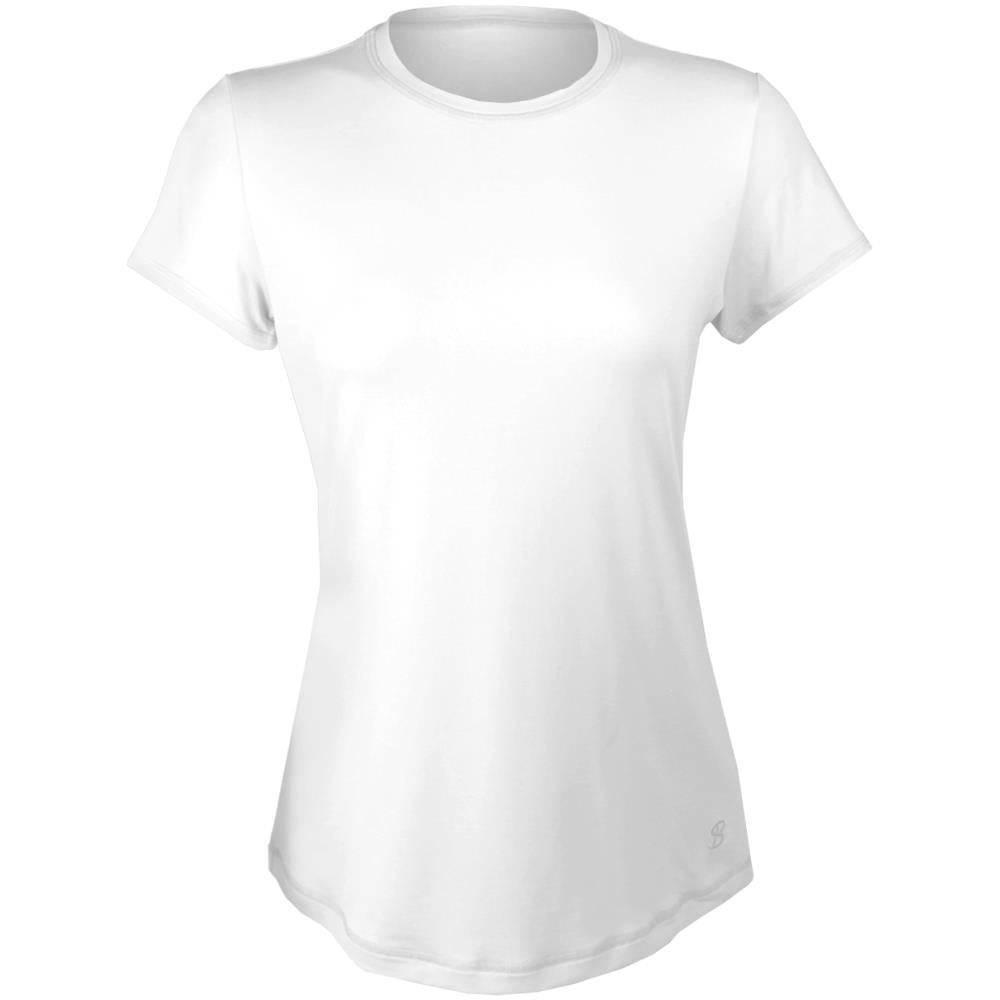 Sofibella Women's UV Colors Short Sleeve Top - White