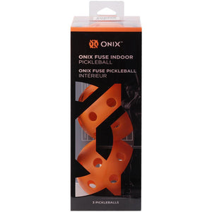 Onix Fuse Indoor Pickleball 3 Pack - Orange