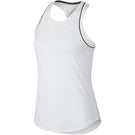 Nike Women's Court Dry Tank - White/Black