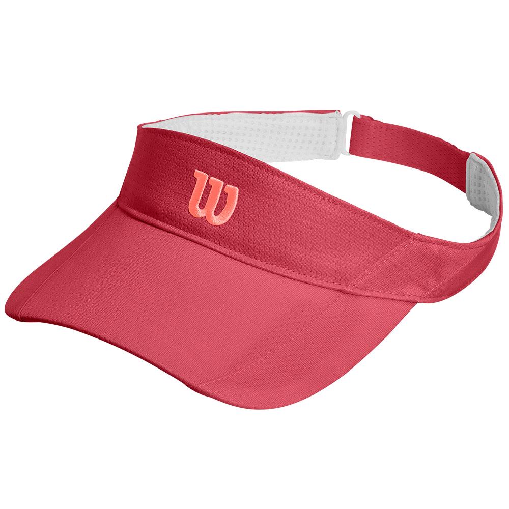 Wilson Rush Knit Ultralight Visor - Holly Berry
