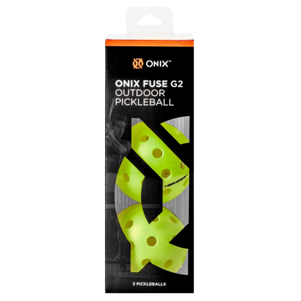 Onix Pickleball Fuse G2 Outdoor 3 Pack - Green