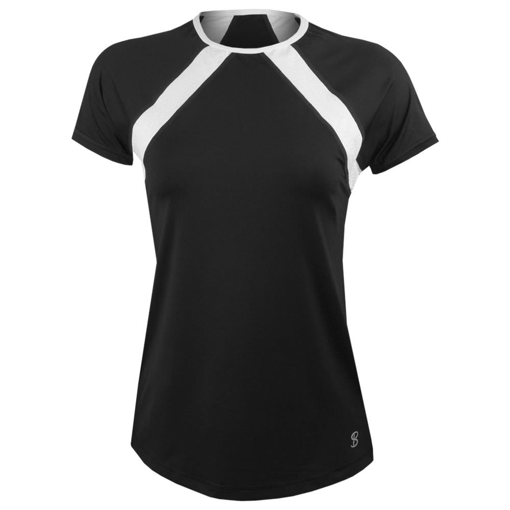 Sofibella Women's Dresscode Short Sleeve Top - Black