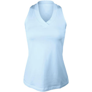 Sofibella Women's UV Colors Athletic Racerback Tank - Cloud