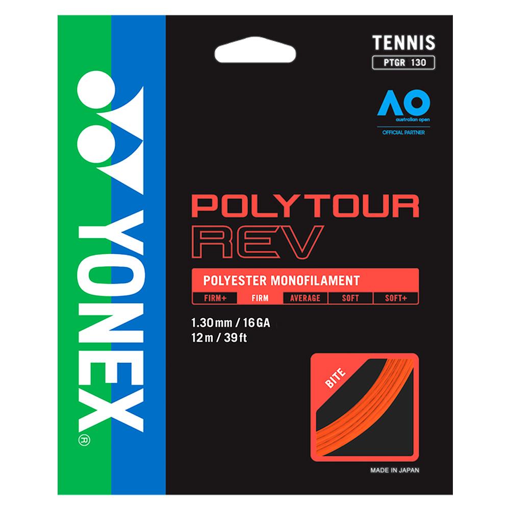 Yonex Poly Tour Rev - Bright Orange - String Set