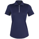 Sofibella Women's UV Colors Micro Pique Polo - Navy