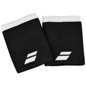 Babolat Jumbo Logo Wristbands - Black/White