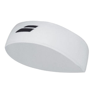 Babolat Headband Logo - White/Black