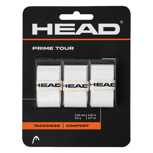Head Prime Tour Overgrip - 3 Pack - White