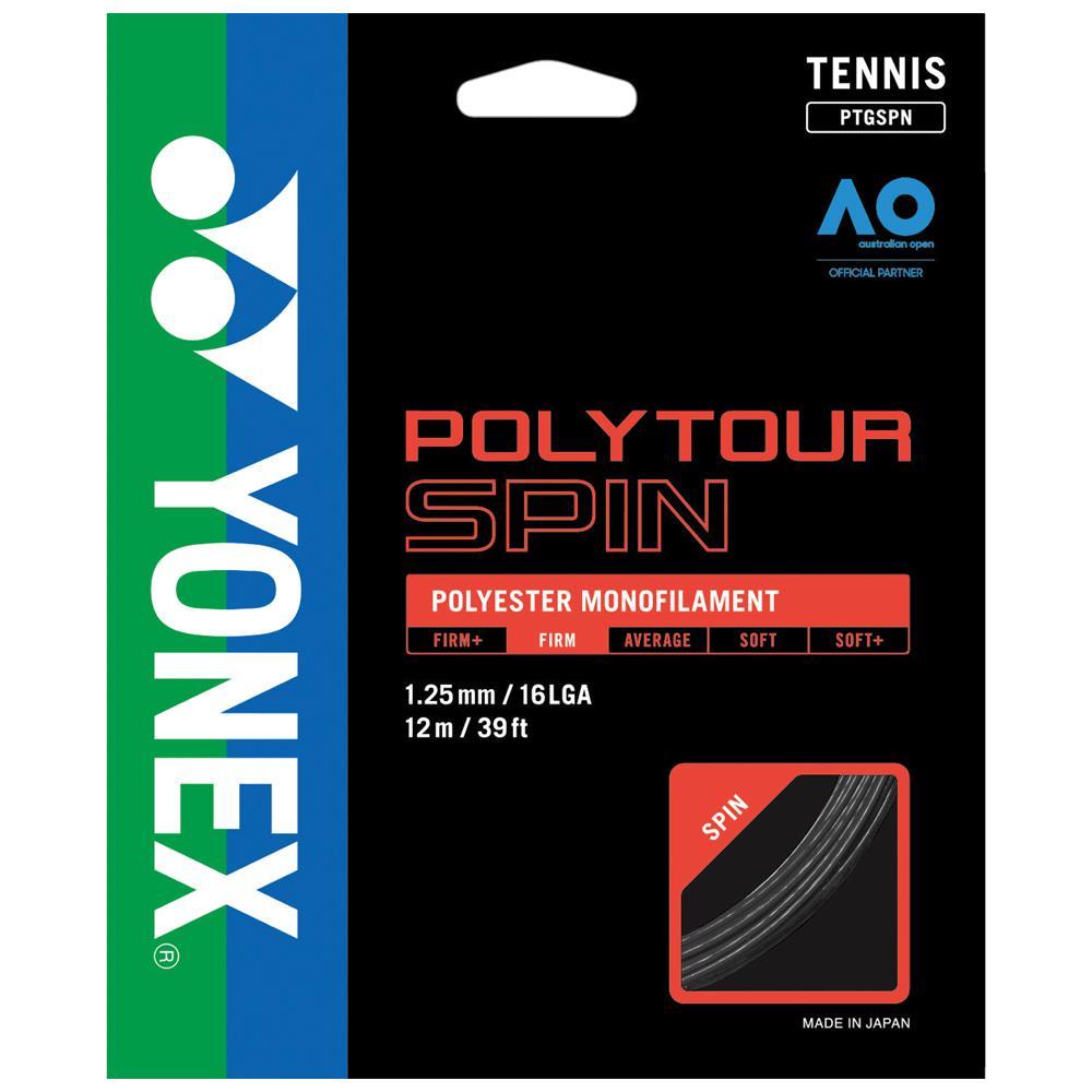 Yonex Poly Tour Spin - Black - String Set