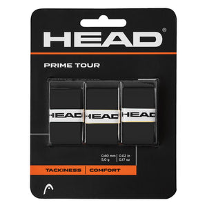 Head Prime Tour Overgrip - 3 Pack - Black