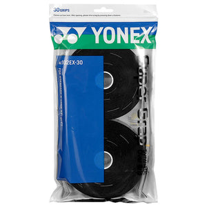 Yonex Super Grap Overgrip - 30 Pack - Black
