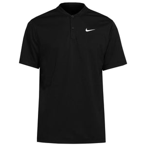 Nike Men's Blade Henley Polo - Black/White
