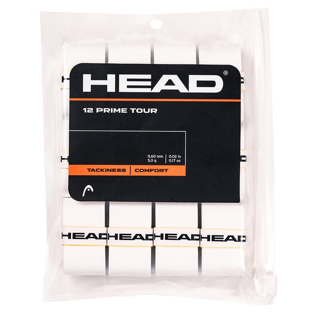 Head Prime Tour Overgrip - 12 Pack - White
