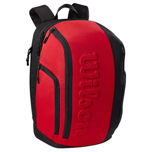Wilson Super Tour Clash Backpack - Red/Black