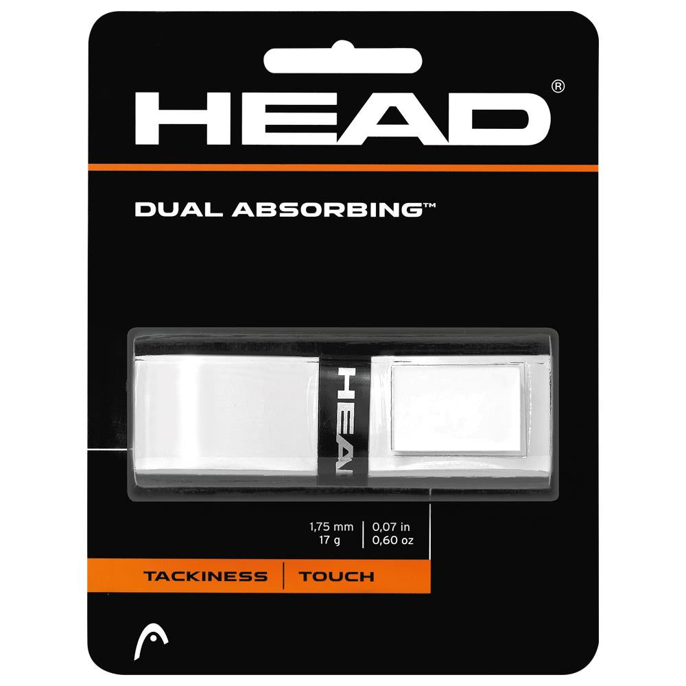 Head Dual Absorbing Replacement Grip - White