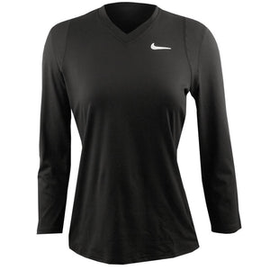 Nike Women's Victory 3/4 Sleeve Top - Black