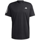 adidas Men's Club 3 Stripe Tee - Black