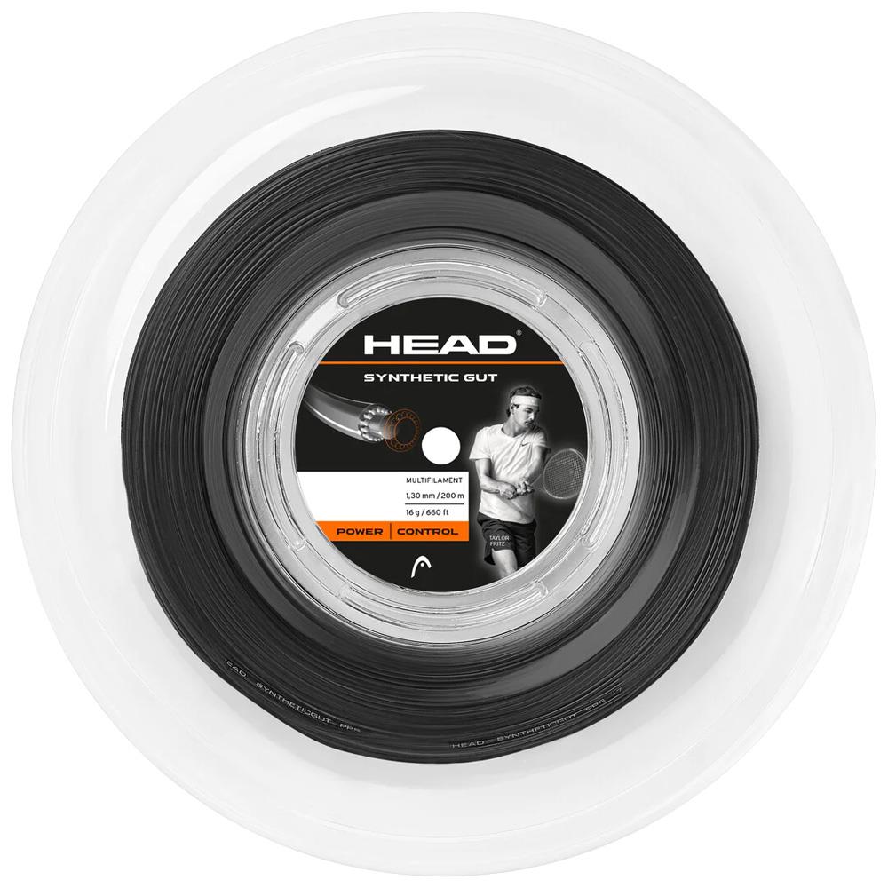 Head Synthetic Gut - Black - String Reel