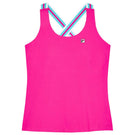 Fila Women's Tie Breaker Cross Back Tank - Pink Glow