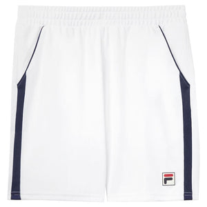 Fila Men's Heritage Essentials Knit Short - White/Fila Navy
