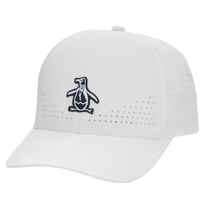 Penguin Lightweight Perforate Hat - Bright White