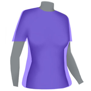 Relaxed fit womens apparel diagram