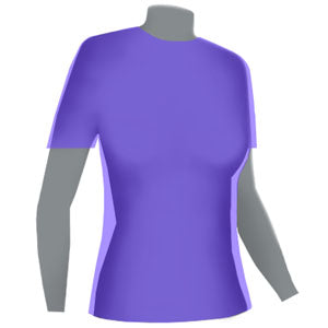 Semi-fitted womens apparel diagram